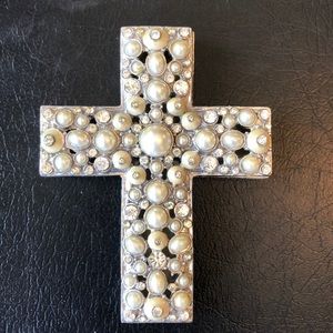 Nikky Jeweled Cross Box